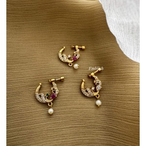 AD Beautiful Peacock Nose Ring AD Beautiful Peacock Nose Ring