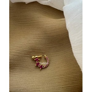 Kemp Nose Ring - Red