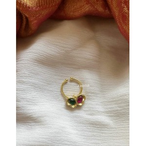 Kundan Jadau Butterfly Septum Nose Pin Kundan Jadau Butterfly Septum Nose Pin