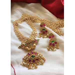 Kemp Flower with Annam Pearl Mala Set 