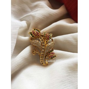 Three Roses Saree Pin