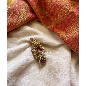 Flower Mango Saree Pin