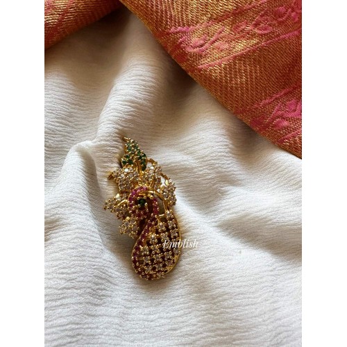 AD Mango Leaf Saree Pin