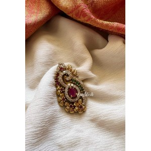 Fancy AD Stones Flower Saree Pin