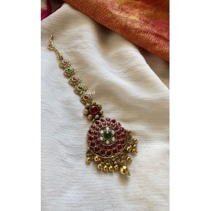 Kemp Flower Chakra Tikka - Gold Beads