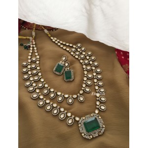 Royal Victorian Double Layer Neckpiece - Green