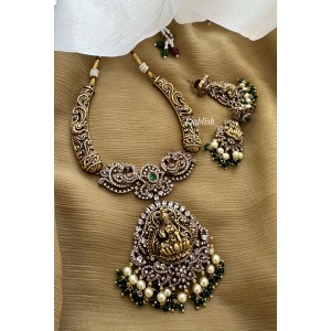 Victorian Antique Lakshmi Hasli Neckpiece Set