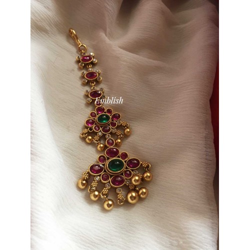 Antique Gold alike flower Tikka