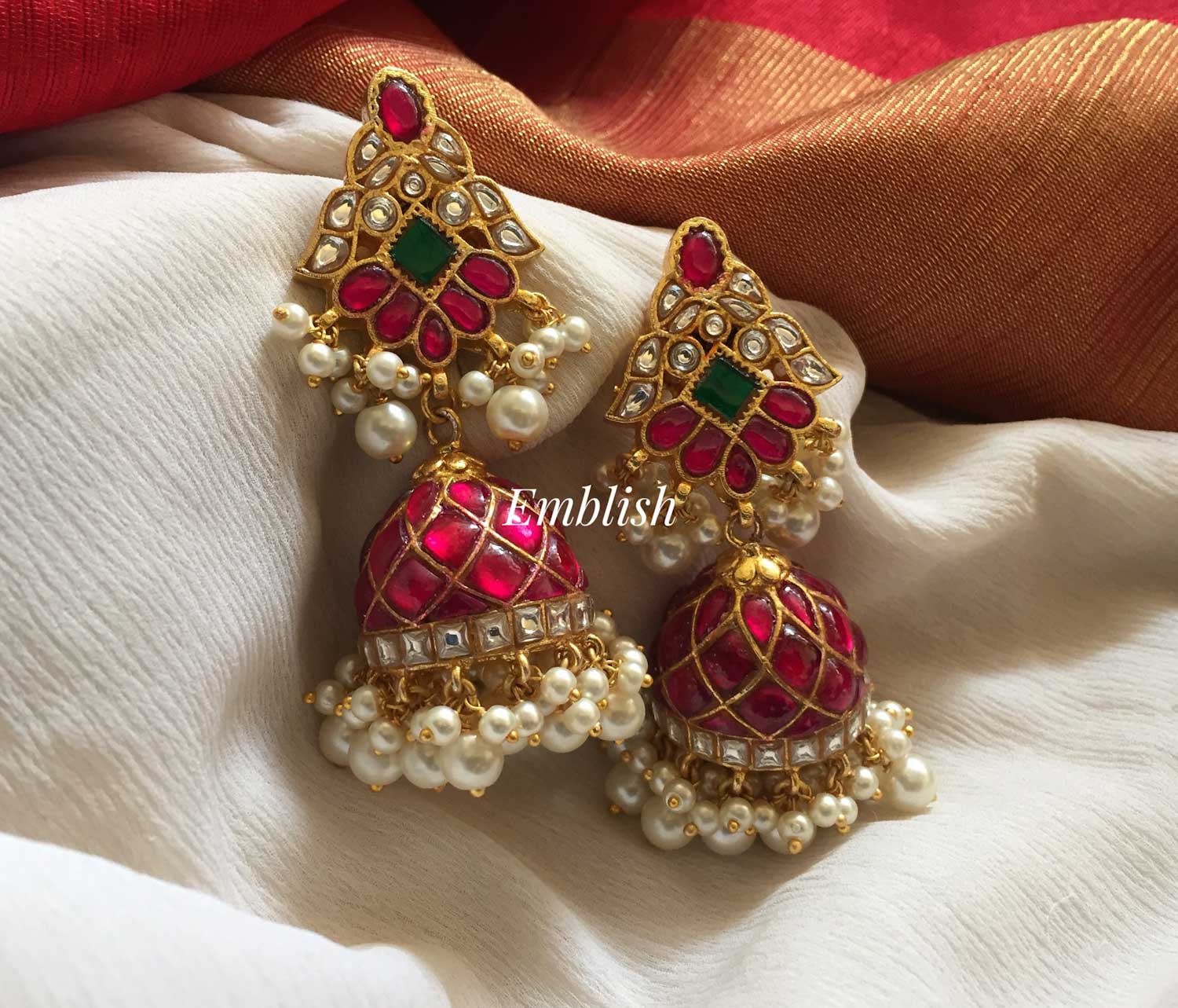 Indian Gold Plated Jhumki/jhumka Earrings, Kundan Ear Sahara Chain,  Chandbali Earrings/traditional Earrings/indian Earrings Heavy Earrings -  Etsy | Jhumka earrings, Jhumka, Kundan earrings