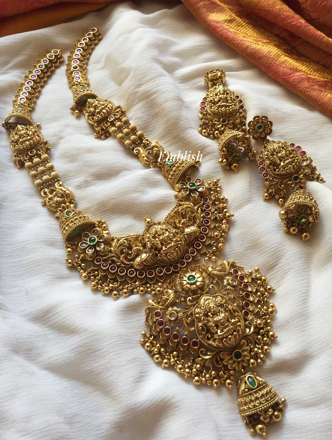 Temple Jewellery Designs Malabar Light Weight Jewellery Antique